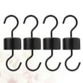 thumbnail image 3 of EeaseCA 4pcs Hummingbird Feeder Hooks Hangers Rustproof Anti-ants Hanging Hooks Metal Hanger (Black), 3 of 7