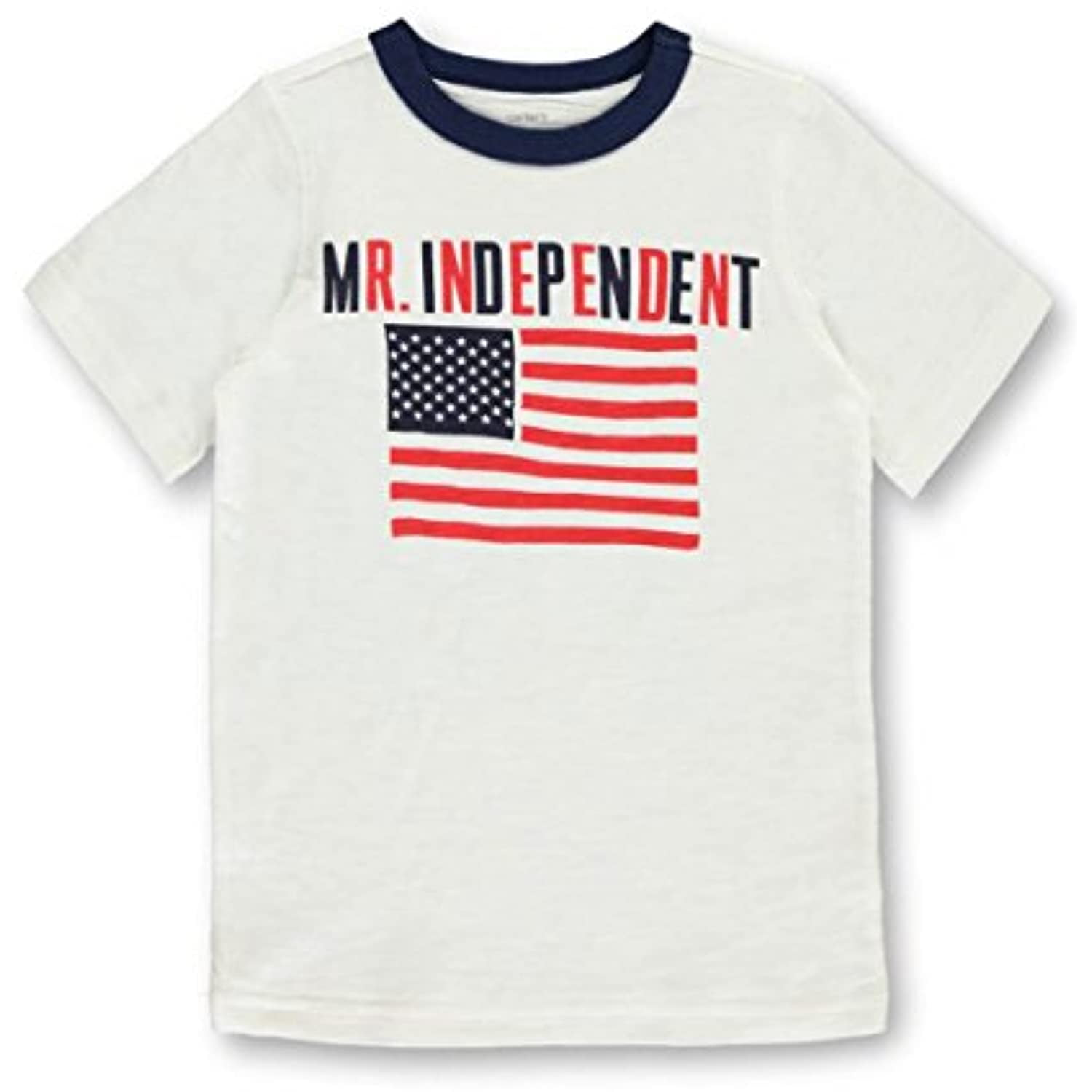 Carter's Boys' 2T-7 Mr Independent Graphic Tee 4 Ivory