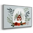 thumbnail image 4 of Snow Globe Village Collection A - Framed Gallery Wrapped Holiday Canvas - 27 x 41 - Silver Frame, 4 of 9