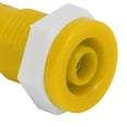 thumbnail image 4 of SHENMO 20Pcs/Set Banana Socket Female Connector 4mm/0.16in Brass Terminal Stable Current for Ships RVs TrucksYellow, 4 of 8
