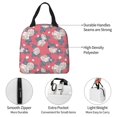 thumbnail image 3 of Yiaed Rose Flowers Print Insulated Lunch Bag Reusable Cute Tote Lunch Box, Leakproof Cooler Lunch Bags for Work Office Travel School Picnic, 3 of 5