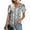 White, variant on Babysbule Womens Tops Women's Short Sleeve Print V-Neck T-Shirt Loose Casual Summer Tee Tops