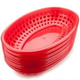 thumbnail image 2 of 12 Large Red Plastic Food Baskets, 2 of 7