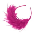 thumbnail image 4 of Unique Bargains 1 Pc Headband Feathers Hair Accessories for Women Rose Purple, 4 of 5
