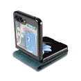thumbnail image 2 of SaniMore for Samsung Galaxy Z Flip 5 6.7" Case Multi-Functional Magnetic Clasp Wallet, Premium PU Leather Cover Built-in RFID Blocking Card Holder Shockproof Protective Shell, Green, 2 of 6