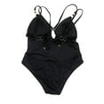 thumbnail image 2 of Victoria's Secret One-Piece Swimsuit Strappy Black O-rings Size Small NWT, 2 of 2