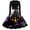 R74 Purple, variant on Gunia Women Halloween Dresses Festival Trendy Halloween Print Graphic Dresses With Tie Comfortable Elegant For Party Soft Clothes Purple