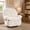 White, variant on Senfot Manual Swivel Rocker Recliner Chair- Chenille Fabric Soft Padded Adjustable Leisure Sofa Chair for Home Living Room- Gray