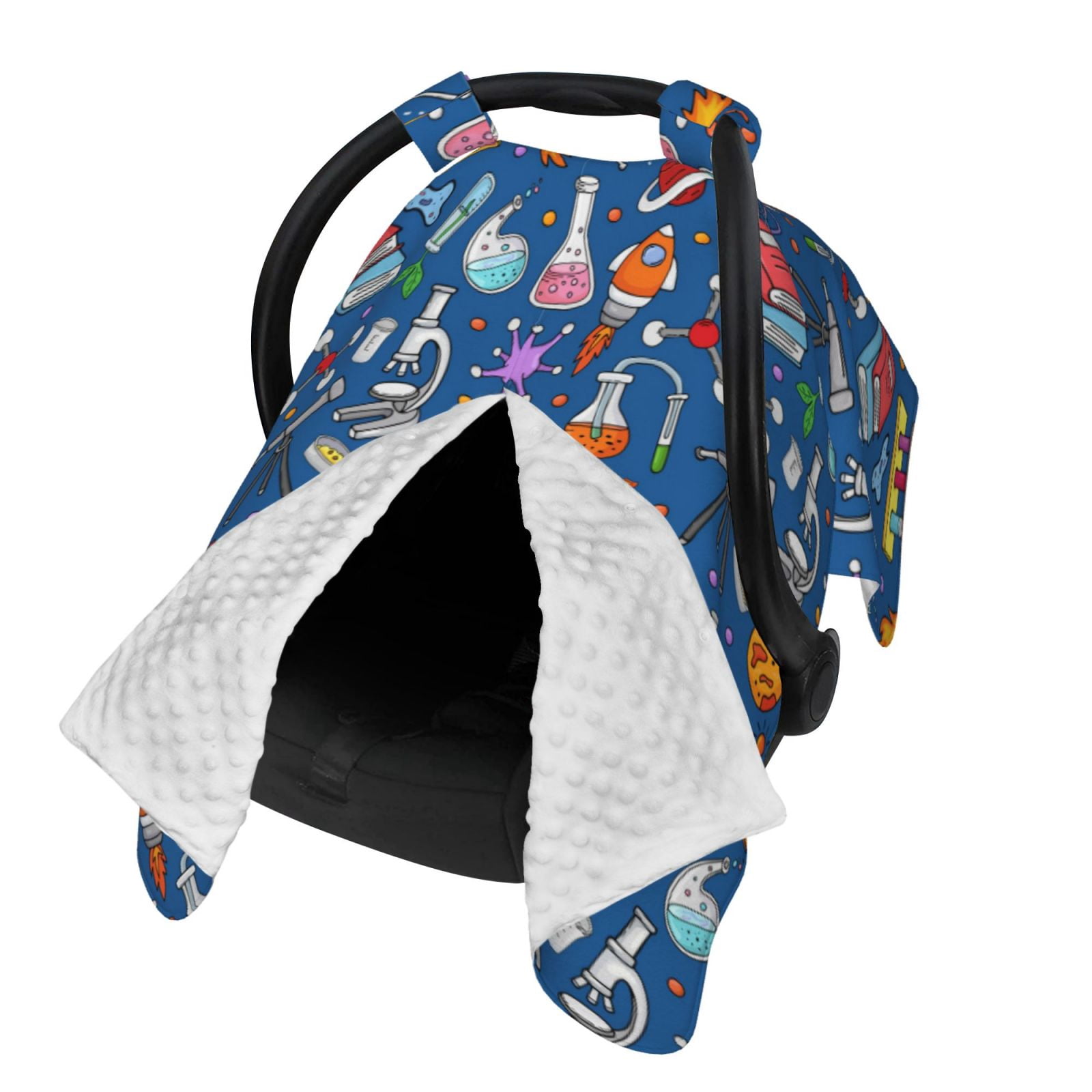 Naloa Different Chemical Things Baby Car Seat Cover, Breathable Baby Carrier Cover, Multiuse Baby Carrier Cover & Nursing Breastfeeding Cover