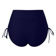 thumbnail image 6 of Sngxgn Womens Tummy Control High Waisted Bikini Bottoms(Dark Blue,S), 6 of 6