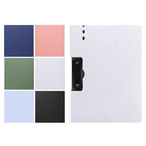 SKYDUE File Folder Clipboards 1 - Pack Letter A4 Size with Pen Holder for Office School Hospital Supplies , Nursing Clipboards for Document File Organization and Business Supplies , White