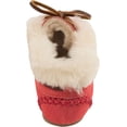 thumbnail image 2 of Minnetonka Kids' Charley Slipper Bootie, Hot Pink 4 Big Kid, 2 of 5