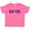 Hot Pink, variant on Inktastic New York in Blue Text Boys or Girls Baby T-Shirt