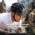 thumbnail image 4 of VICTGOAL Bike Helmet for Adults with Light and Goggles Lightweight MTB Road Bicycle Helmets for Men Women Cycling Ebike Scooter, 4 of 10