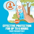 thumbnail image 5 of OFF! Insect Repellent Aerosol for Adults & Kids, Fragrance-Free Bug Spray for Everyday Protection from Mosquitoes, 7.5 oz, 5 of 14