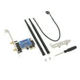 thumbnail image 1 of Adaptateur WiFi PCIE, Module 5dBi Haut Gain Large Applicabilité avec CD pour Ordinateur de Bureau, 1 of 8