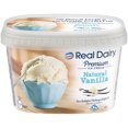 thumbnail image 1 of REAL DAIRY Crème Glacée Haut De Gamme Vanille Naturelle 1,5 L, 1 of 7
