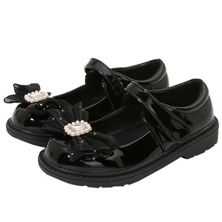 

8QIDA Girls Sandals Size 3 Girls Sandals Closed Toe Heels Wedding Party Shoes Sequins Bow for Toddler 31