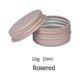 thumbnail image 1 of Tarro de aluminio de 5/10/15 piezas 10g para cremas, bálsamo para uñas, contenedor de cosméticos, botellas rellenables, latas de té, caja de Metal, tarros para velas, 1 of 4
