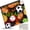 Multiple Balls, variant on Boys Wallet for , Teen Boy Balls Wallets 9-12 8-10 8-12, Cool Novelty Leather Bifold Rfid Blocking Purse  Pocket Zipper Id Window for  Men Male Youth Guys Birthday Gifts