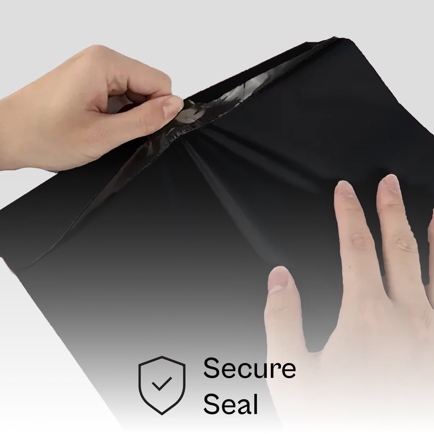 MMBM 6 x 9 Black Poly Mailer 2 Mil Self Sealing Polybags Packaging Shipping Mailing Envelopes Bags - 1000 Pieces