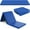 Navy, variant on Folding Gymnastics Mat, Thick Tri-Fold Exercise Tumbling Mat w/Carrying Handles, Hook & Loop Fastener, Gym mats for Home Fitness Yoga Aerobics Workouts Martial Arts