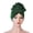 Grass green, variant on African Turban Headwrap for Female Fashion Head Scarf Bonnet Hat Flower Turban Hat Ethnic Headcover Hat Nigerian Hat