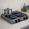 thumbnail image 2 of Estufa Parrilla de Gas de 4 Quemadores Garell Gris, 2 of 5