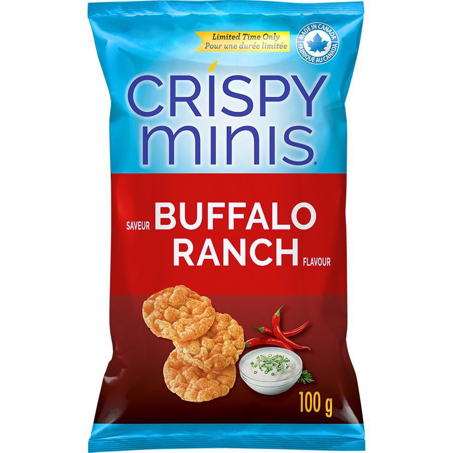 Quaker Crispy Minis Croustilles de riz brun Saveur Buffalo Ranch