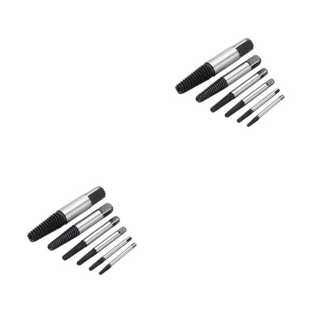 Kenally Extractor de tornillos de plomería, removedor de pernos rotos, caja aleatoria de color 6 piezas 2piezas