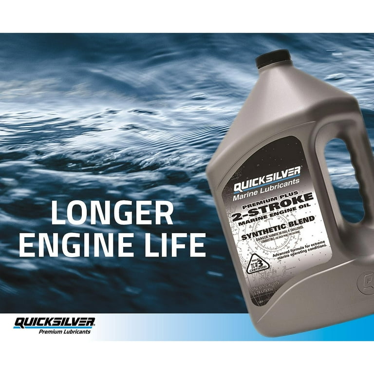 Quicksilver 858026Q01 Premium Plus 2-Stroke Marine Engine Oil
