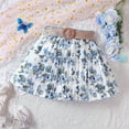 thumbnail image 2 of LUOGENLI Toddler Girls Dresses 5T Toddler Kids Baby Girls Baby Dancing Princess Skirt Cute Floral Print Skirt Girls Dresses 10-12 Casual Girls Skirts Size 14-16 Black 4-5 Years, 2 of 7