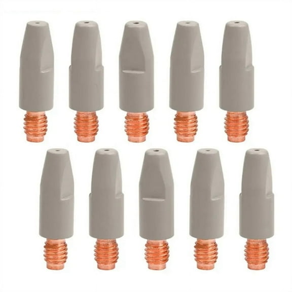 10PCS 24KD Welding Contact Tips Coating Protect M6 Gas Nozzle Tip 1.0mm MIG Welding Torche Welding