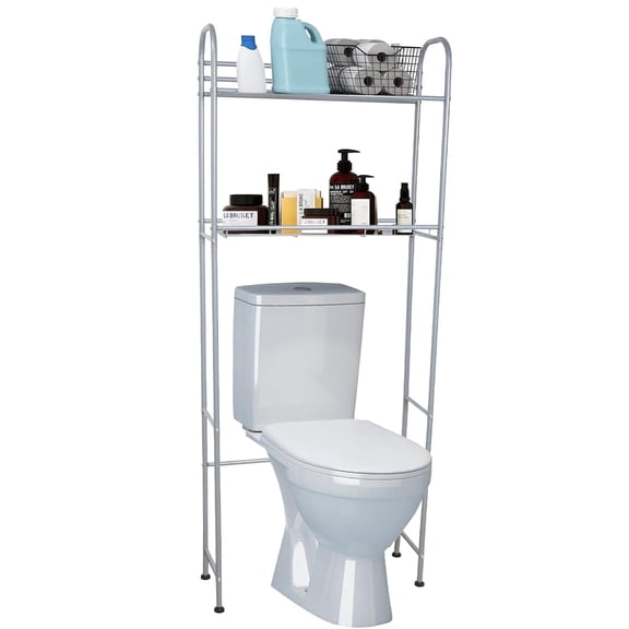 SUSUZI 2 Tier Over The Toilet Rack –  Space Saver Over the Toilet Storage Unit