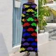 thumbnail image 2 of Moustache Robe Longue Robes pour Mariage Fête Robe d'Été Coréenne Femmes, 2 of 4
