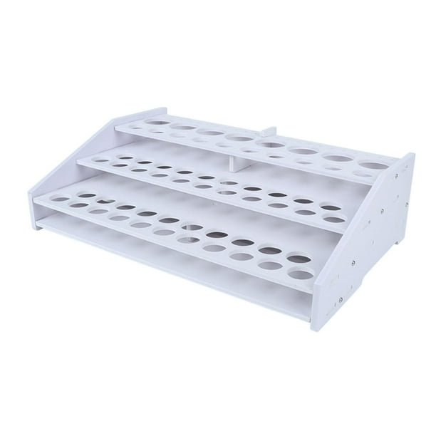 Soporte de pinturas, soporte para tubos de ensayo, 60 ranuras, soporte de almacenamiento multifunción, dispensador de pinturas para pintura acrílica,