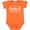 Orange, variant on Inktastic From Santa Fe New Mexico in White Distressed Text Boys or Girls Baby Bodysuit