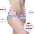 thumbnail image 4 of IAUYY Seamless Women Underwear Thongs ,Large No Show Ladies Thong-No Line Workout Breathable Comfortable Panties Soft Light Purple Orchid, 4 of 6