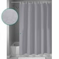 thumbnail image 3 of Shower Curtain, Pure Grey Waterproof Shower Curtain Set with Hooks for Bathroom Showers,Stalls and Bathtubs,72x72In Simple Solid Color, 3 of 8