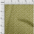 thumbnail image 2 of oneOone Georgette Viscose Olive Green Fabric Floral Quilting Supplies Print Sewing Fabric By The Yard 42 Inch Wide, 2 of 4