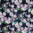 thumbnail image 2 of Zelouf Zs1704Ee Print Ity  , Sewing, DIY, Crafts Fabric by the Yard, 964 Blk/orchid, 20 Yard, 2 of 2