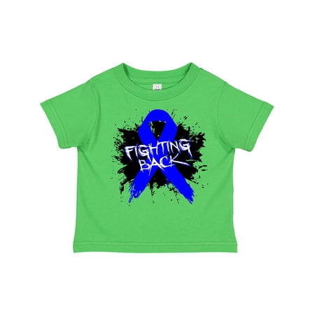 

Inktastic Colon Cancer Fighting Back Gift Toddler Boy or Toddler Girl T-Shirt
