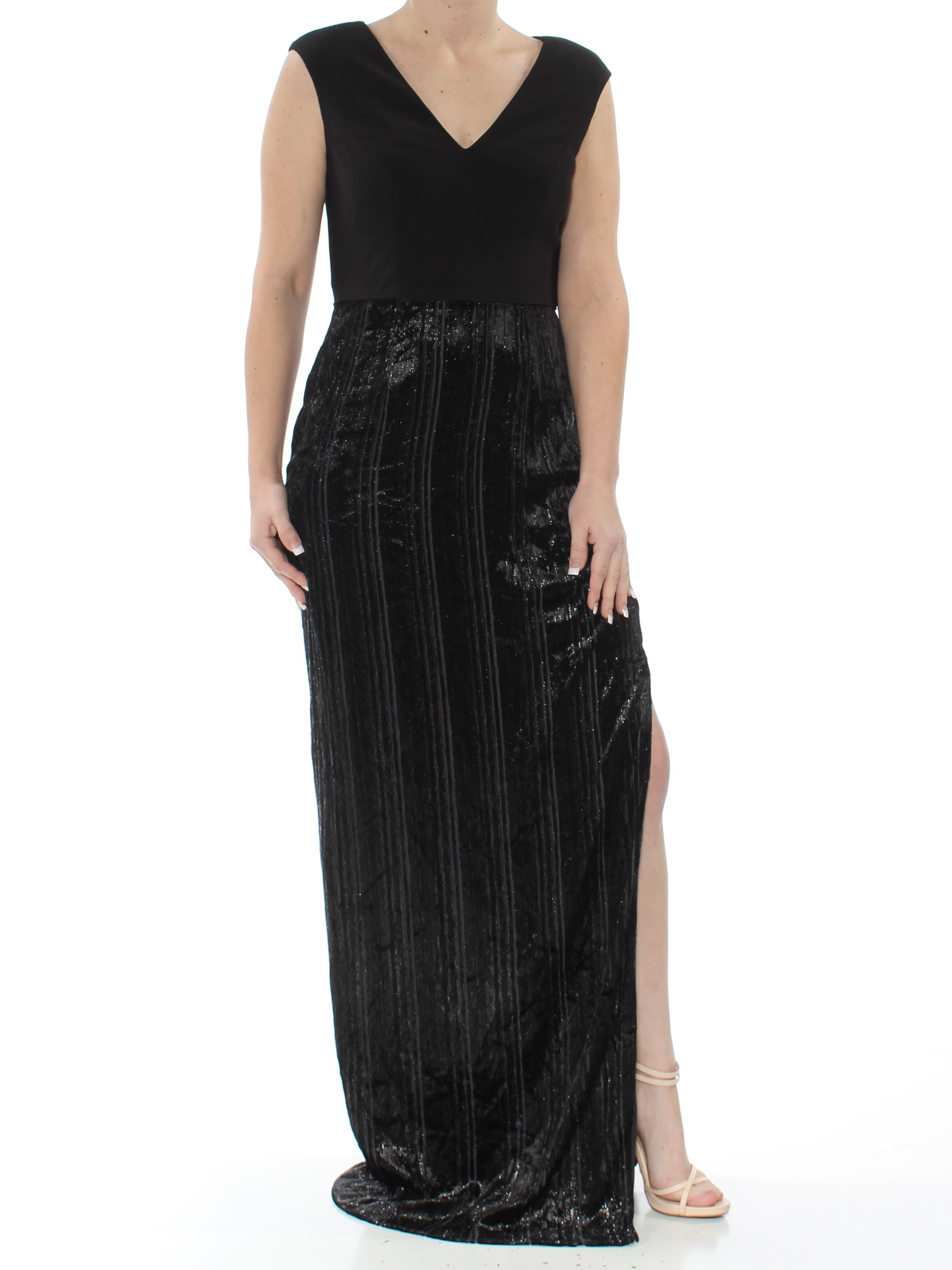 bloomingdales black velvet dress