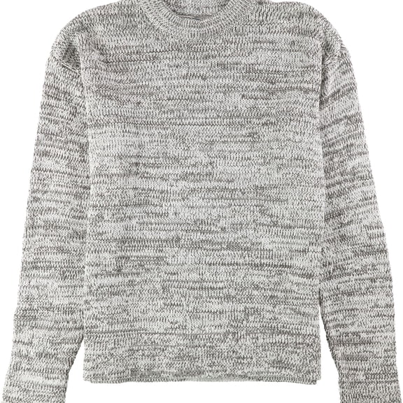 Perry Ellis Mens LS Bradley Pullover Sweater, Grey, Small