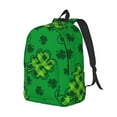 thumbnail image 2 of Daiia St Patrick's Day5 Vintage Canvas Backpack for Men and Women ,Hiking Backpack,Travel Laptop Bag for School,Large Capacity Backpack, 2 of 8