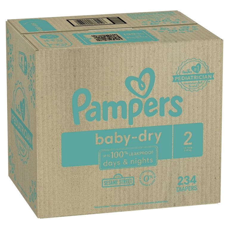 Pampers Baby Dry Diapers Size 2 234 Count