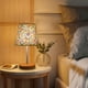 thumbnail image 4 of Lámpara de escritorio de madera maciza de tela, lámpara de escritorio pequeña USB, lámpara de noche para dormitorio, lámpara de noche LED para estudio, lámpara decorativa, una lámpara, 4 of 8