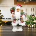 thumbnail image 4 of zhmrfg 12 Inch Santa Claus Figurine with Gift Bag, Standing Christmas Decoration for Home, Office Mantel, Realistic Holiday Decor with Detailed Craftsmanship, Perfect Holiday Gift for Family Friends, 4 of 6