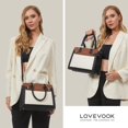 thumbnail image 2 of Bolso de hombro con monedero LOVEVOOK, piel sintética, color negro, 2 of 8