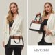 thumbnail image 2 of Bolso de hombro con monedero LOVEVOOK, piel sintética, color negro, 2 of 8